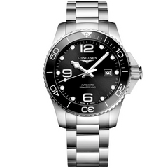 Longines HydroConquest 41mm Black Steel (High Quality)