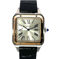 Cartier Santos Dumont F1 Black Leather Wristwatch 4228 (High Quality)