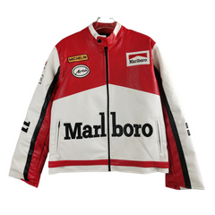 Vintage Malboro Racing Jacket Red & White