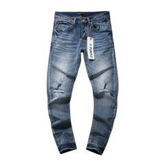Purple Slim-Fit Jeans Blue
