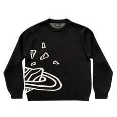 Broken Planet Knit Sweater Black
