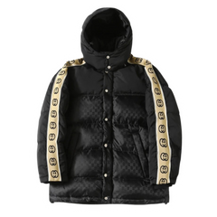 Gucci GG Pattern Jacket Black & Beige