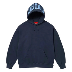 Supreme Hood Print Hoodie Black