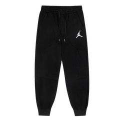 Jordan White Icon Cuffed Jogger Black