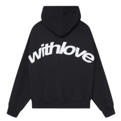 With Love In The Moment Hoodie Black