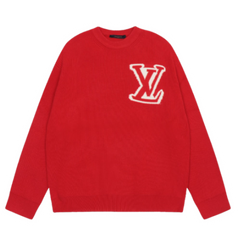 Louis Vuitton Knit Sweater Red