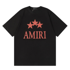 Amiri Three Stars T-Shirt Black