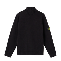 Stone Island Turtleneck Sweater Black