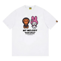 Bape My Melody "My Baby Milo" T-Shirt White