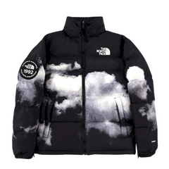 The North Face Men's Printed 92 Retro Anniversary Nuptse Jacket Cloud Print