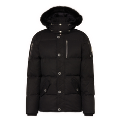 Moose Knuckles Downjacket With Furr Black