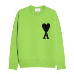 Ami Paris Knit Sweater Green