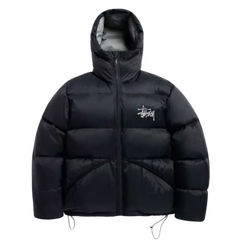 Stussy Puffer Jacket Black