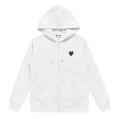 Comme Des Garcons Zipper White
