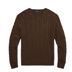 Ralph Lauren Cable Knit Sweater Brown