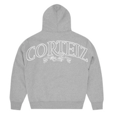 Corteiz Backprint Hoodie Grey