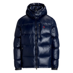 Ralph Lauren Shiny Puffer Jacket Blue