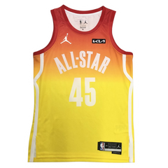 Jordan NBA Allstars 2023 Donovan Mitchell Jersey Yellow