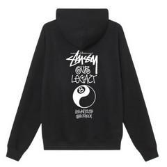 Stussy Our Legacy 8 Ball Ying & Yang Hoodie Black