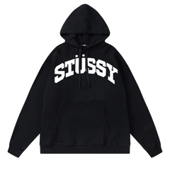 Stussy Chestprint Hoodie Black
