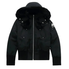 Moose Knuckles Debbie Bomber Jacket Black