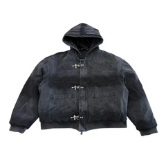 Shinzo Shige 15oz Canvas Clasp Bomber Jacket