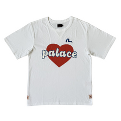 Palace x Evisu Heart T-Shirt White