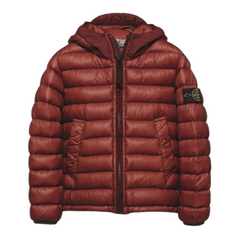 Stone Island Light Puffer Jacket Red