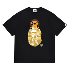 Bape Yellow Ape T-Shirt Black