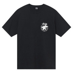 Stussy Beach Roots Pigment Dyed Tee 'Black'