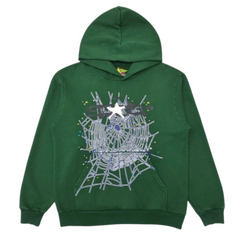 Sp5der Hoodie Green