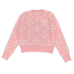 Louis Vuitton Monogramm Knit Sweater Pink
