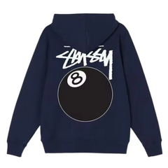 Stussy 8 Ball Hoodie Blue