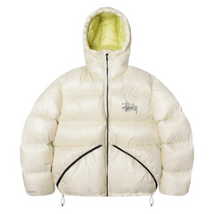 Stussy Micro Ripstop Down Parka 'Bone'