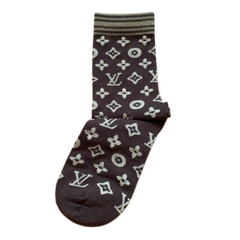 Louis Vuitton Monogramm Socks Brown
