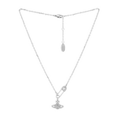 Vivienne Westwood Safety Pinn Necklace Silver
