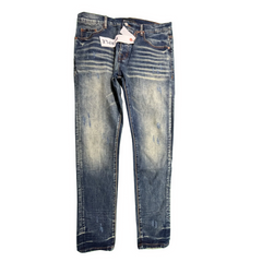 Purple Jeans Washed Blue