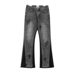 Gallery Dept. x Chrome Hearts Flared Jeans Black