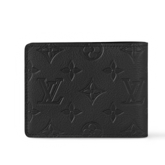 Louis Vuitton Monogramm Wallet Leather Black