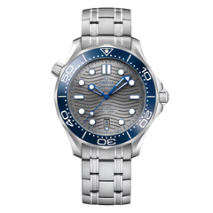 Omega Seamaster Diver 300M Co-Axial Master Chronometer 42 mm Silver & Blue