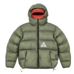 Palace Pertex Opaque Balaclava Puffer Jacket Green