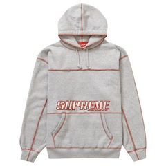Supreme Coverstitch Hoodie Grey