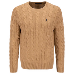 Ralph Lauren Cable Knit Sweater Beige