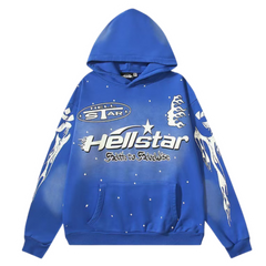 Hellstar Hoodie Blue