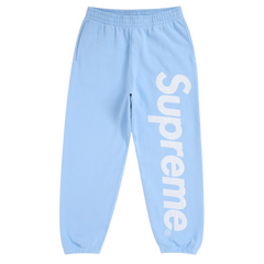 Supreme Satin Applique Jogger Babyblue