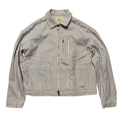 Shinzobrand Tomokazu Pinstripe Canva Shirt