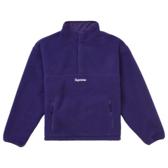 Supreme Polartec Shearling Reversible Pullover Purple