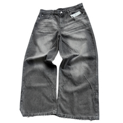 Mobius Slate Baggy Jeans Washed Black