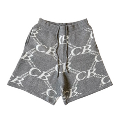 Cole Buxton Knit Shorts Grey