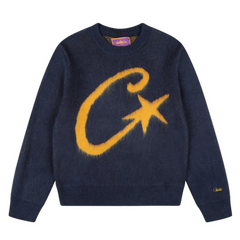 Corteiz Knit Sweater Blue